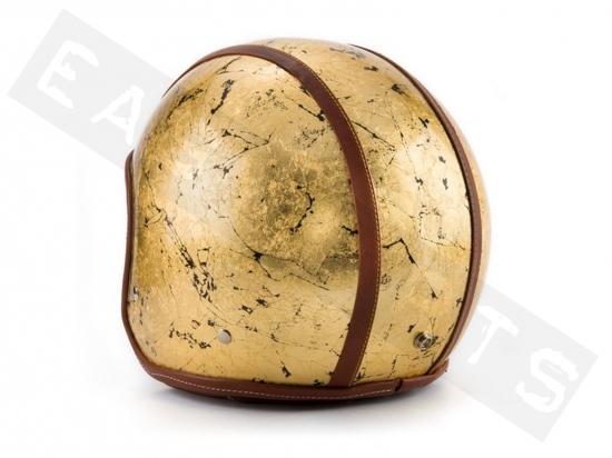 Helmet Demi Jet BARUFFALDI Zeon Vintage Tebe Gold
